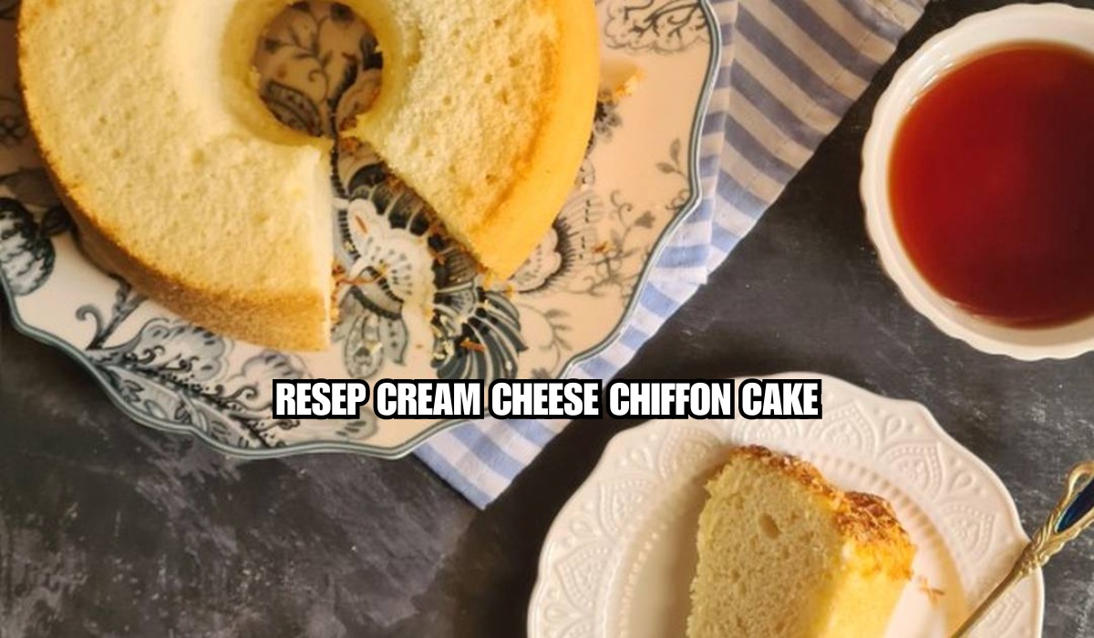 Mengembang Sempurna Ini Cara Bikin Cream Cheese Chiffon Cake Camilan