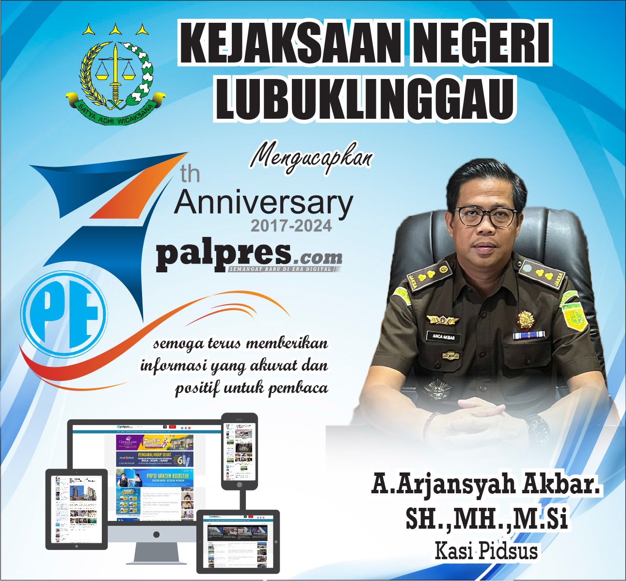 HUT palprescom 7 kejaksaan lubuklinggau