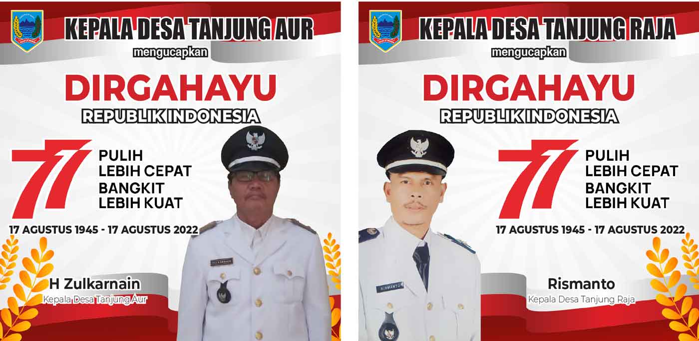 Iklan HUT RI Kades Tanjung