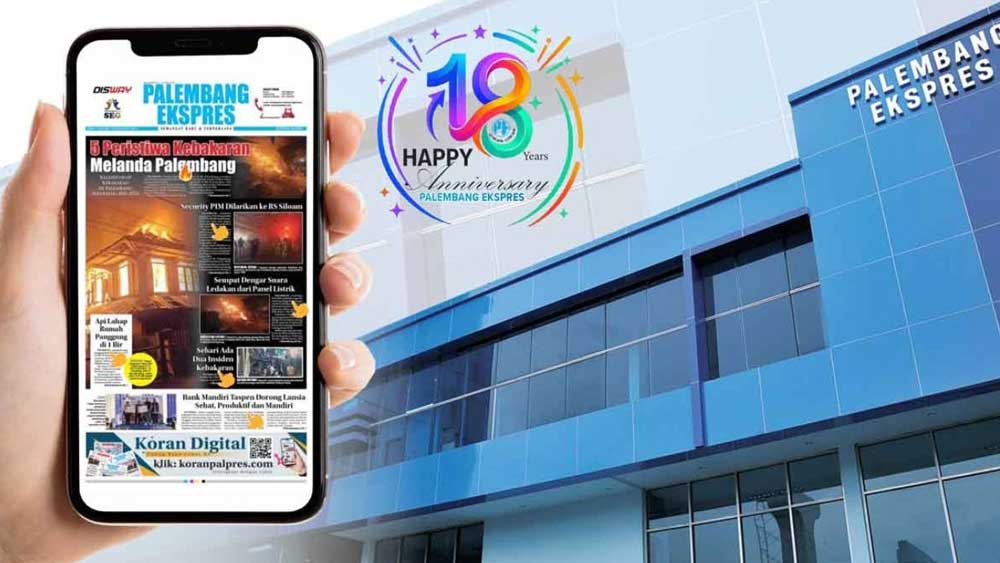 HUT Palembang Ekspres ke-18