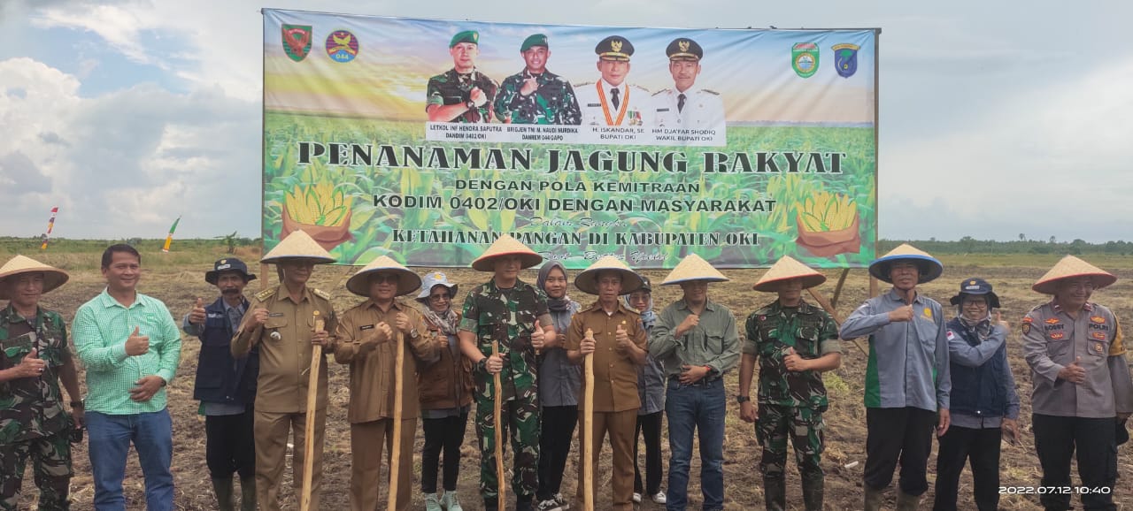 Olah 600 Ha Lahan Rawan Karhutlah Jadi Ladang Jagung