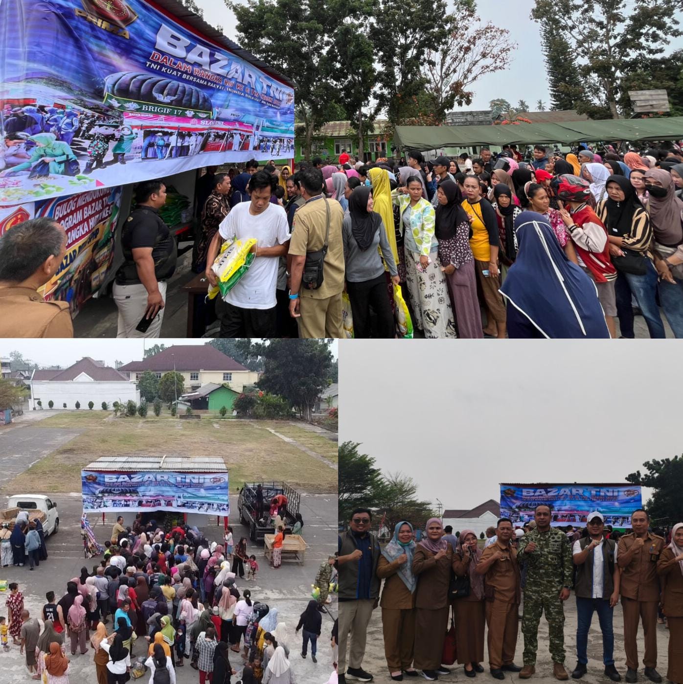 Pemkot, Kodim 0406/Lubuklinggau dan Bulog Gelar Pasar Murah