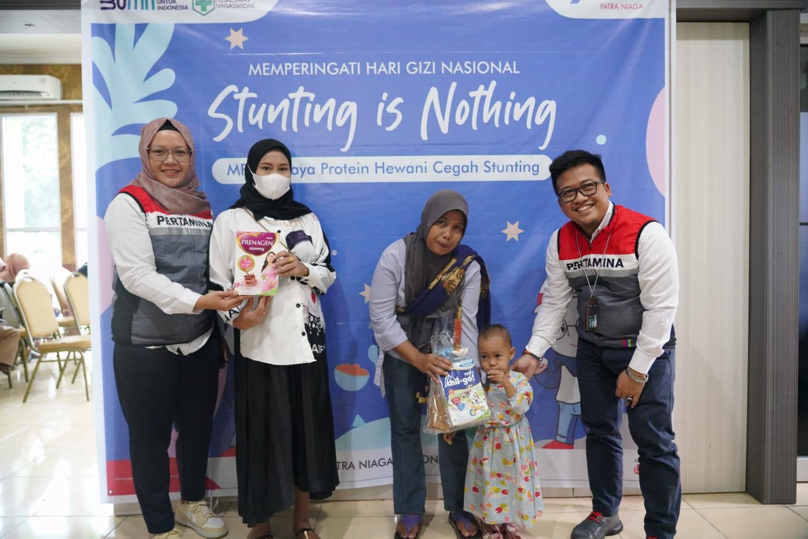 Peringati Hari Gizi Nasional, Pertamina Patra Niaga Sumbagsel Dukung Pencegahan Stunting di Palembang