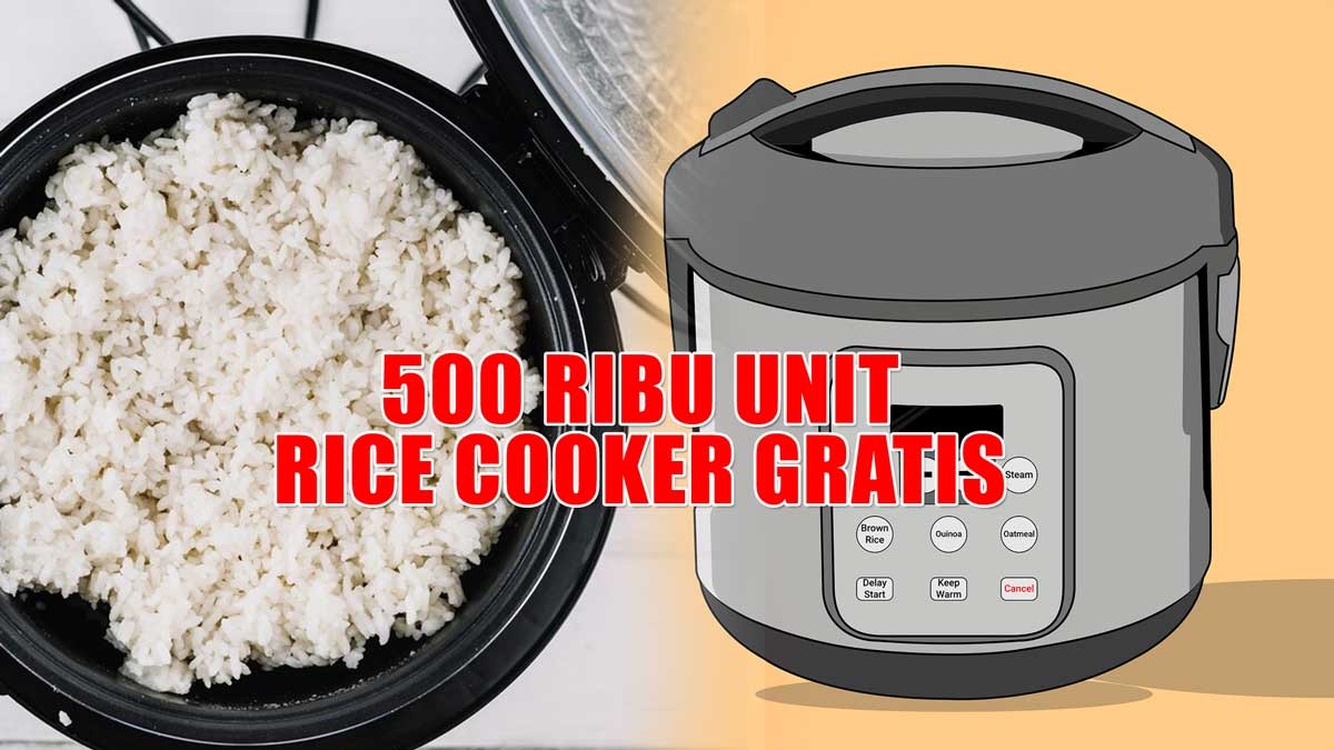 500 Ribu Unit Rice Cooker Gratis Dibagikan November Ini, Bantuan Kementerian ESDM, Penerima Siapa Saja?