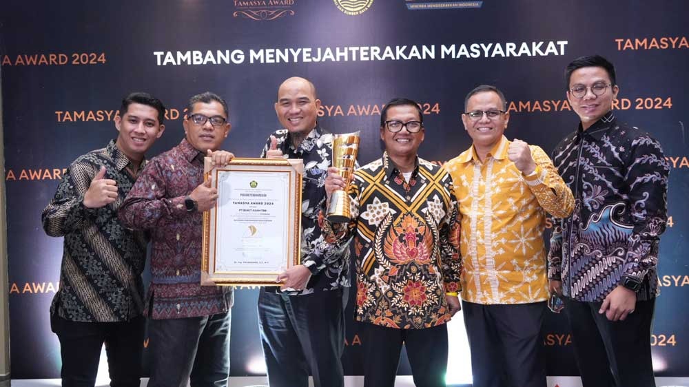 Terus Berdayakan Masyarakat, Bukit Asam Dianugerahi Tamasya Award oleh Kementerian ESDM