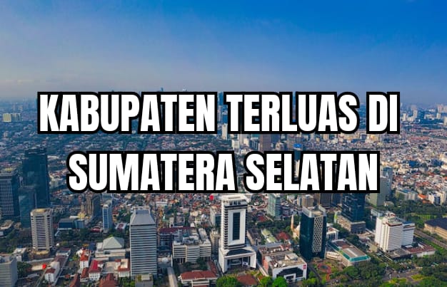 6 Kabupaten Paling Luas Wilayahnya di Sumatera Selatan, No 1 Bukan Banyuasin Apalagi Musi Rawas, Tapi..