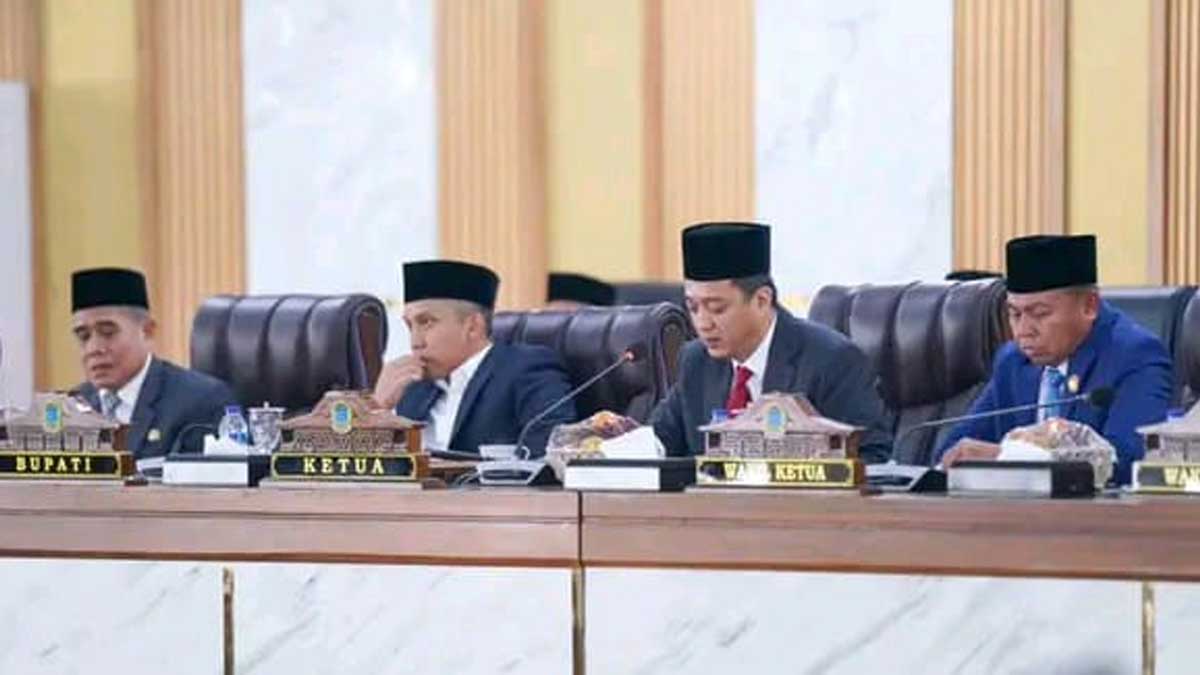 Bupati dan Wabup Ogan Ilir Hadiri Rapat Paripurna DPRD Ogan Ilir, Ini Agendanya