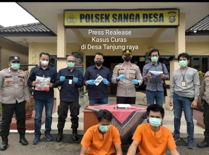 Kepergok Mencuri di Rumah Warga Desa Tanjung Raya, Riki Diamankan Polsek Sanga Desa
