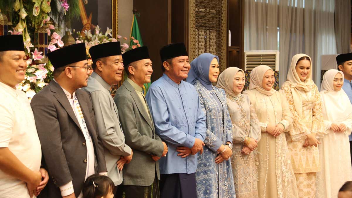 Gubernur Sumsel Herman Deru dan Keluarga Gelar Open House di Griya Agung Palembang