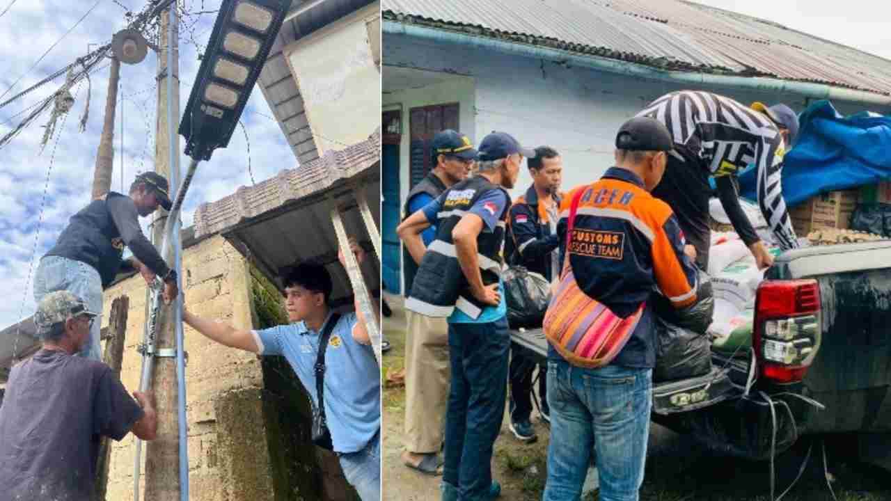 Bea Cukai Terjunkan Relawan, Dukung Pemulihan Pascabencana di Aceh