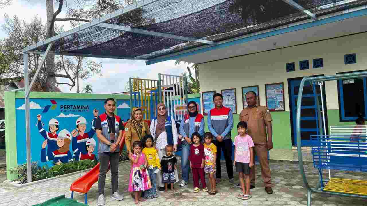 Revitalisasi Poskesdes di Desa Solok, PHE Jambi Merang Dorong Peningkatan Layanan Kesehatan