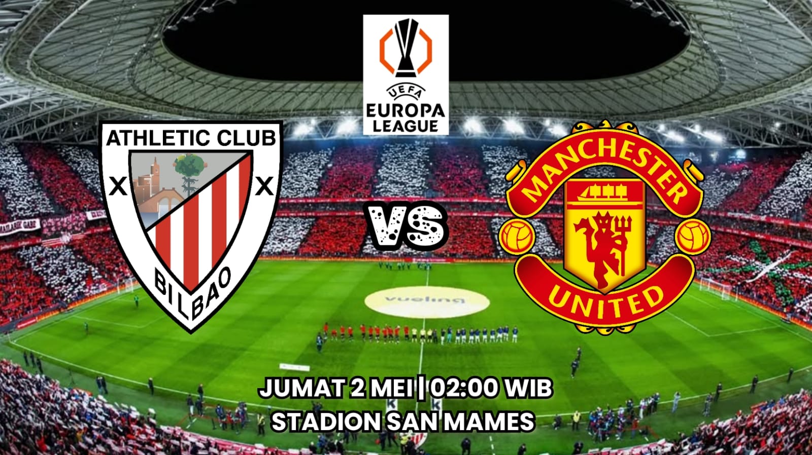 Prediksi Athletic Bilbao vs Manchester United - Preview Leg Pertama Semifinal Liga Eropa