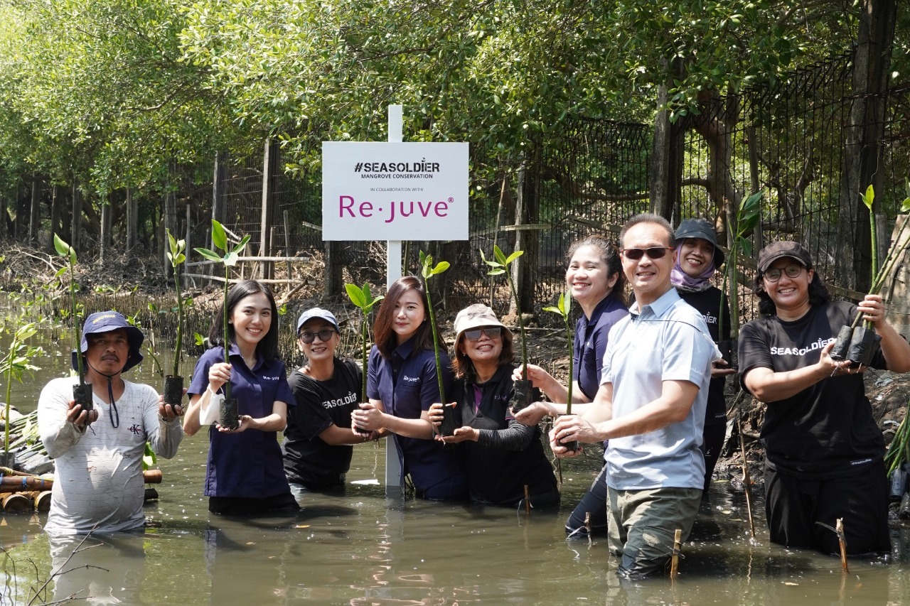 Re.juve Tanam 2.500 Bibit Mangrove Bersama Seasoldier