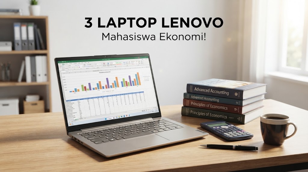Pilihan Ideal Mahasiswa Ekonomi: 3 Rekomendasi Lenovo IdeaPad Slim 3 Tangguh untuk Olah Data dan Kuliah Daring