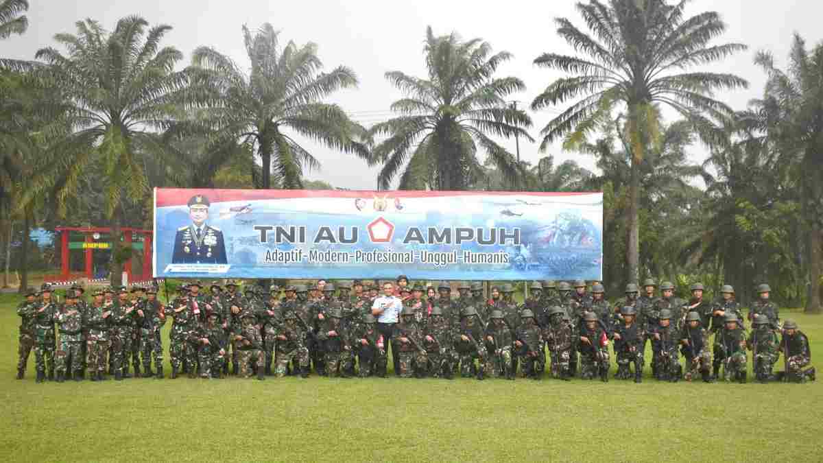 Armen Lanud SMH Palembang Pertahanan Markas Lanud Dalam Simulasi Latihan Hanlan Semester I TA.2024
