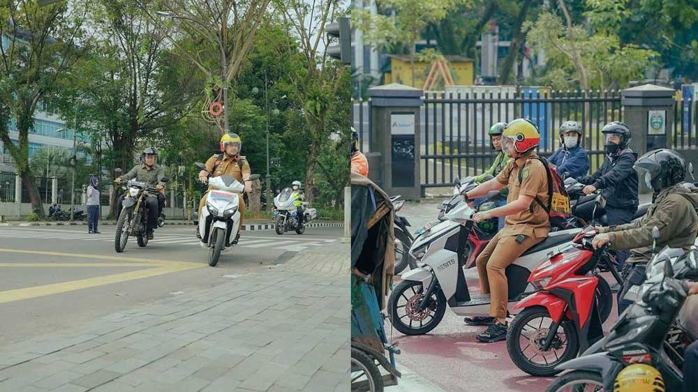 Contoh Pejabat Sederhana, Bobby Nasution Berangkat Kerja Naik Motor Listrik, Dipuji Warganet