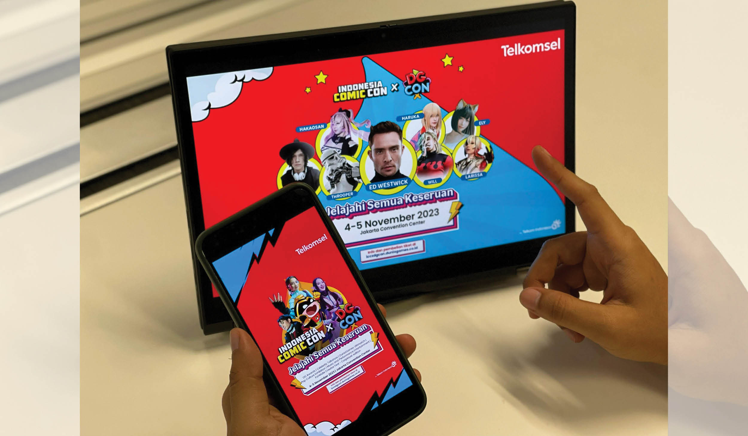 Telkomsel dan Panorama Media Berkolaborasi dalam Indonesia Comic Con x DG Con 2023