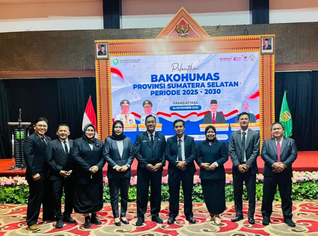 Herman Deru Lantik Plt Kadin Kominfo Muba Jadi Pengurus Bakohumas Sumsel Periode 2025-2030