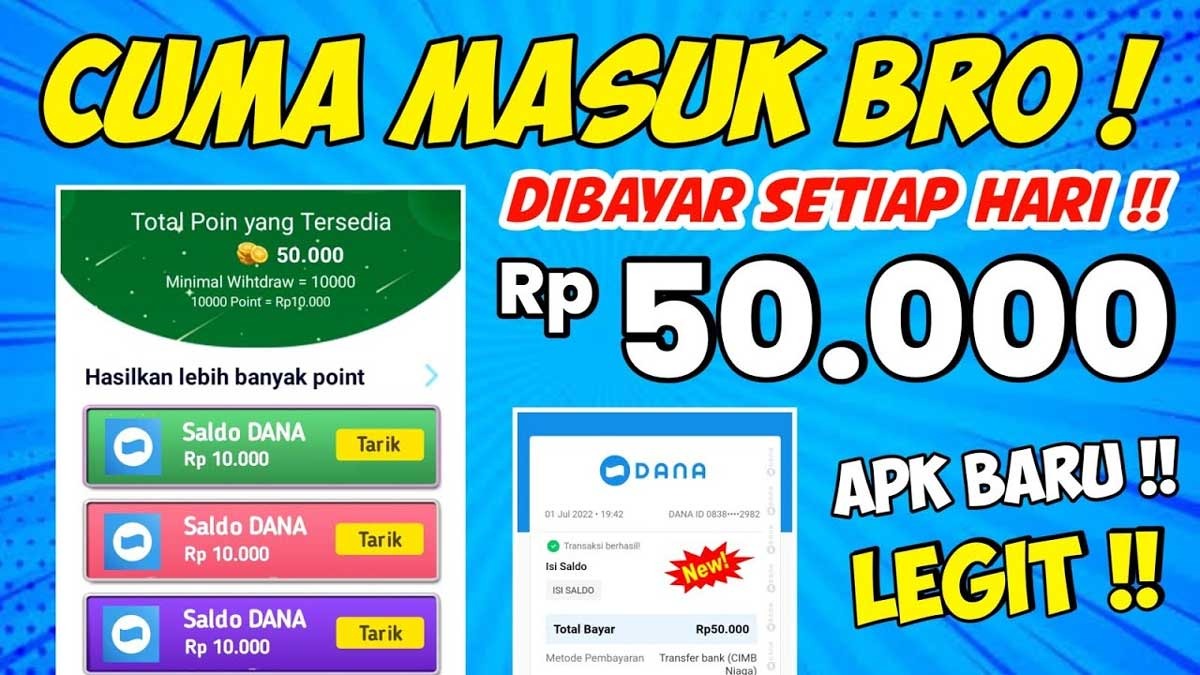 Mau Saldo DANA Rp50.000 Ribu Pagi Ini? Lakukan 6 Langkah Mudah Ini, Dijamin Langsung Masuk