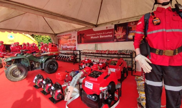 Antisipasi Karhutla di OKI 2025, Mitra APP Group Siapkan RPK Terlatih Hingga 3 Unit Helikopter Multifungsi