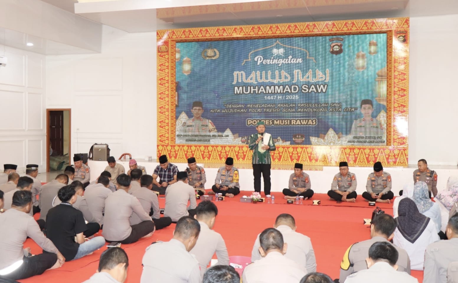 Polres Musi Rawas Gelar Peringatan Maulid Nabi Muhammad SAW 1447 Hijriah