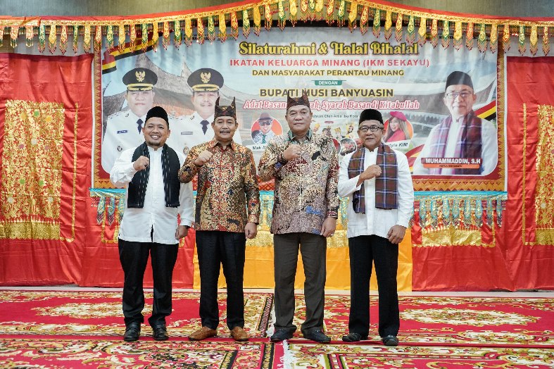 Bupati dan Wabup Muba Hadiri Silahturahmi dan Halal Bihalal IKM Sekayu 