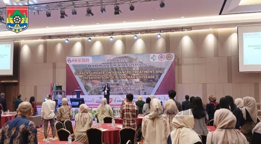 Pejabat Pemkot Lubuklinggau Hadiri Simposium dan Workshop Paru Ilmiah Regional