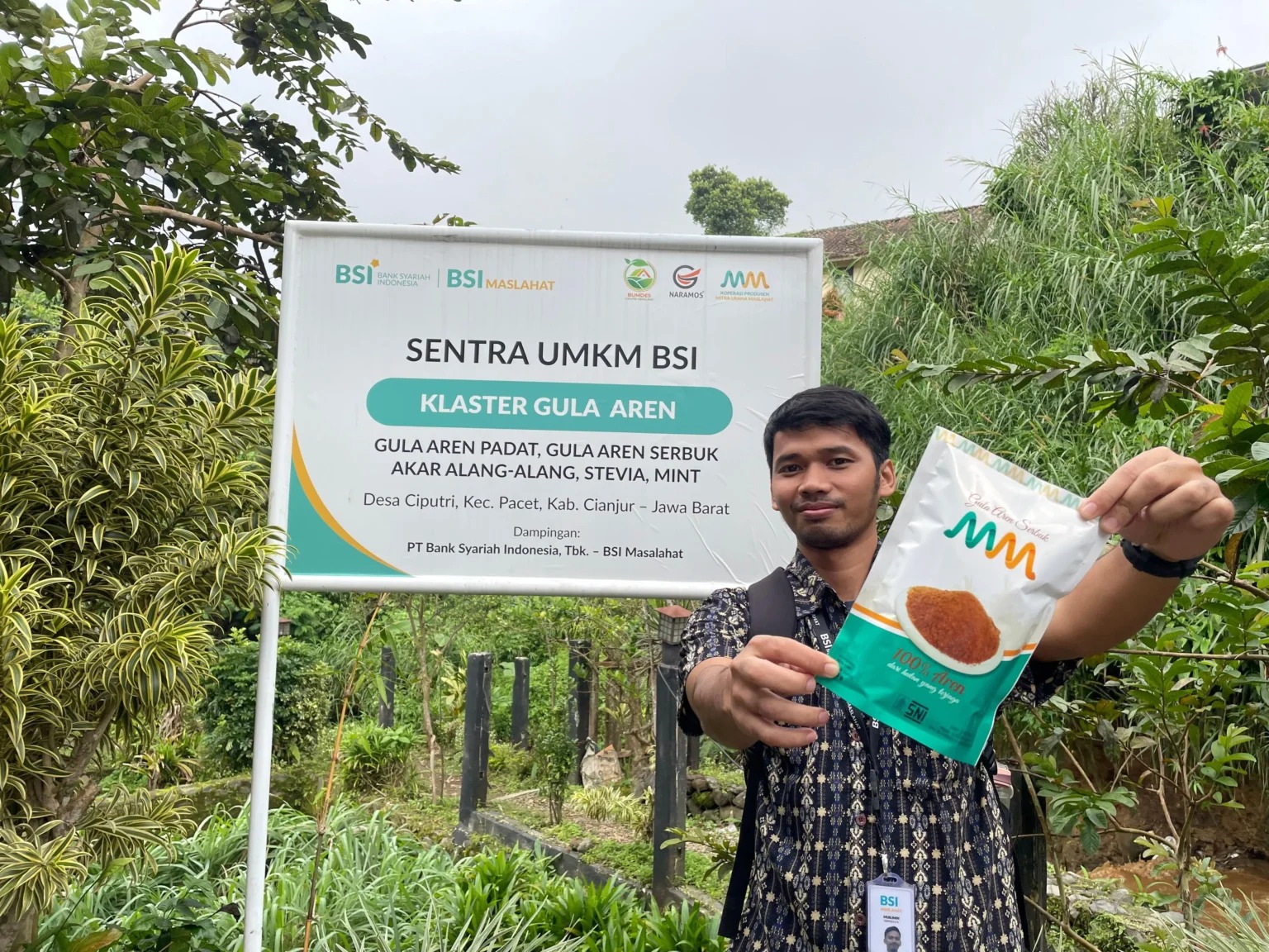 Gula Aren Cianjur UMKM Binaan BSI Maslahat Siap Menembus Pasar Ekspor