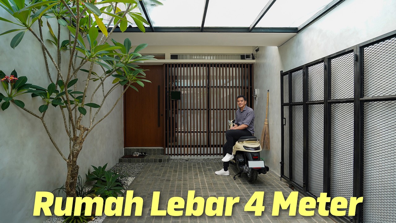 Lebar Cuma 4 Meter? Gak Nyangka Interior Rumah Ini Bisa Selega Ini!