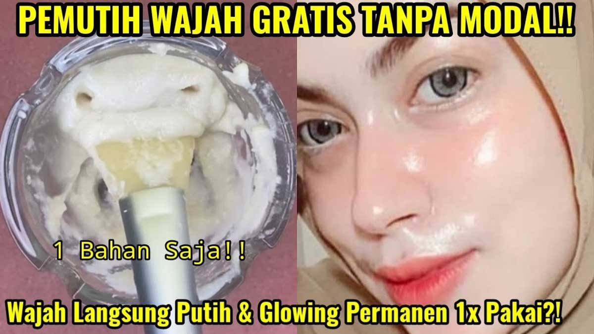 Cara Memutihkan Wajah dengan 5 Masker Alami, Ampuh Cegah Penuaan Dini dan Bebas Kerutan