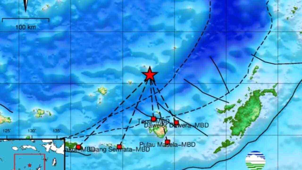 Gempa 4.9 Magnutudo Pagi Ini Guncang Maluku Barat Daya, Cek Update Pusat Gempa Regional IX Ambon