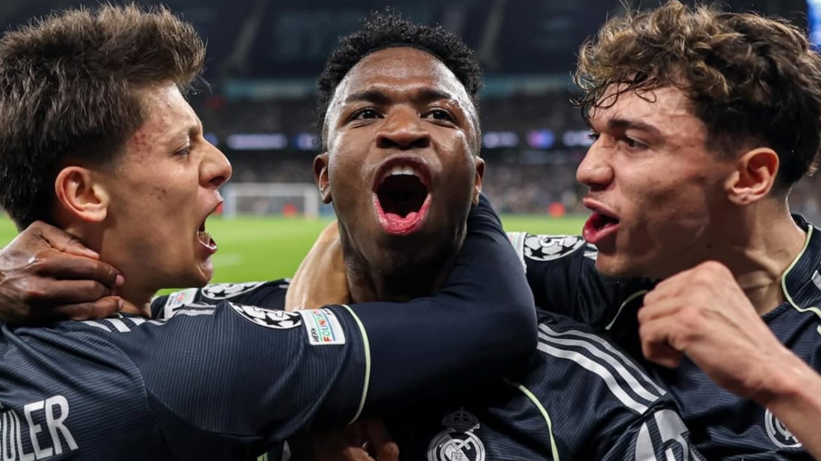 Manchester City 1-2 Real Madrid: Vinicius Amankan Tempat Perempat Final Silva Kartu Merah (1-5 agregat)