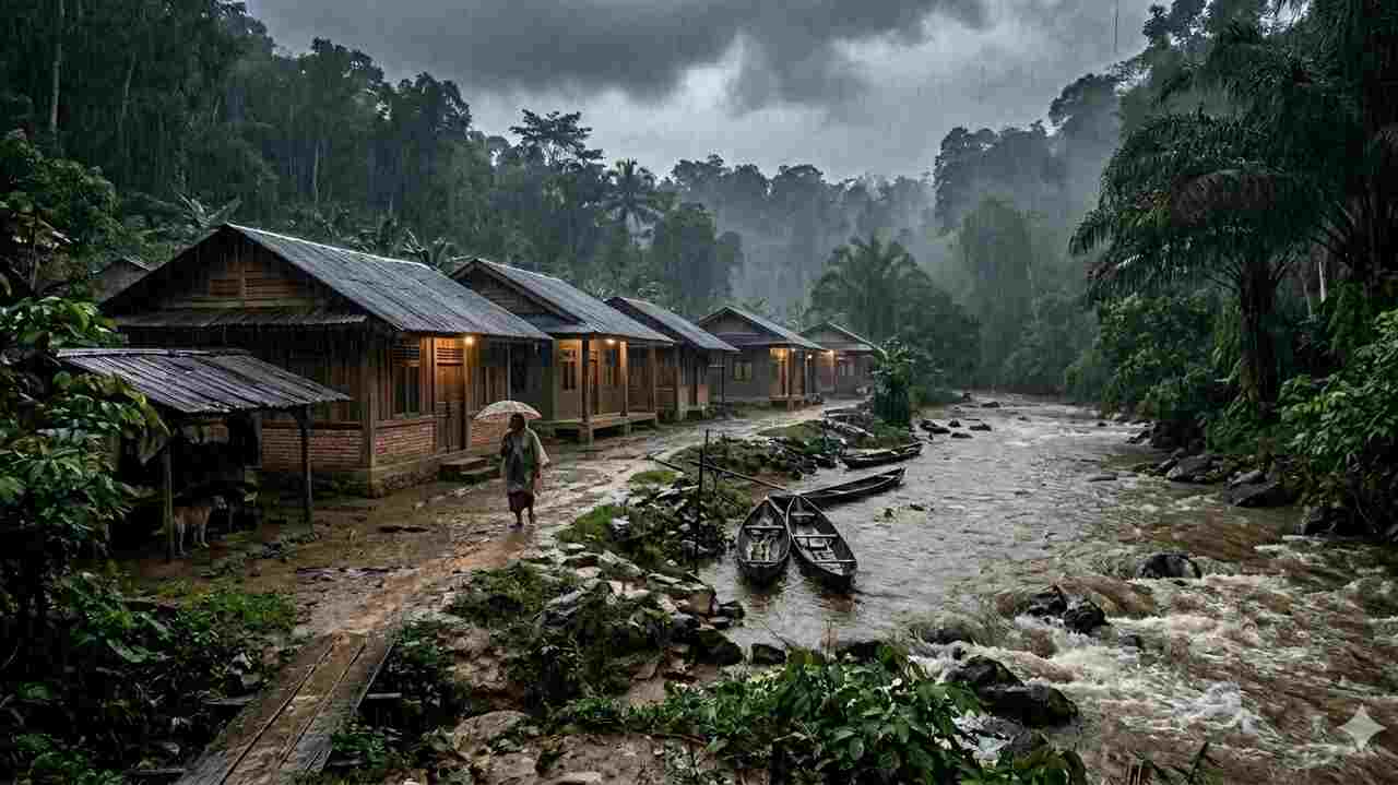 Hujan Merata Guyur Sumsel Hari Ini, Sejumlah Wilayah Waspada Petir