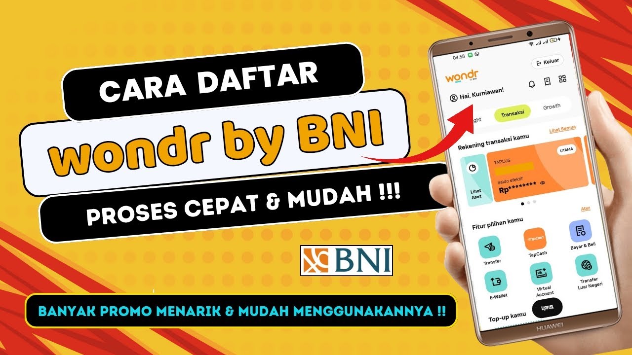 Banyak Promo Menarik! Begini Cara Daftar Wondr By BNI, Mudah dan Cepat