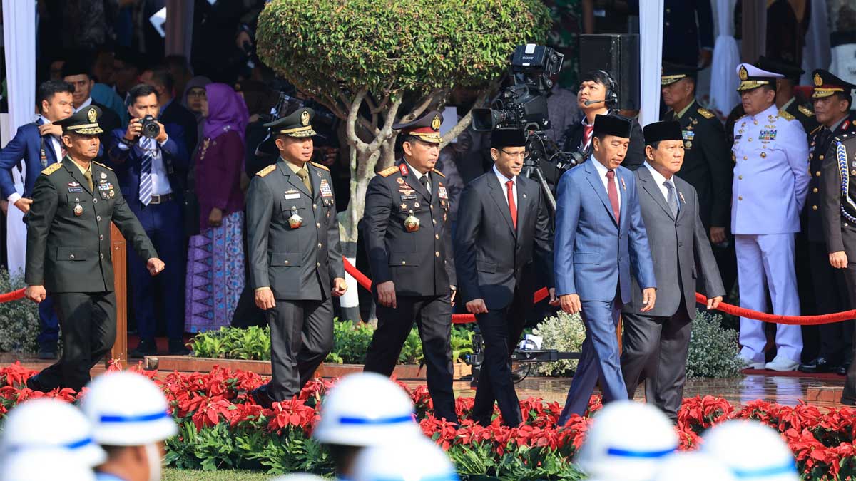 Presiden Jokowi Pimpin Upacara Hari Kesaktian Pancasila di Lubang Buaya, Kapolri Turut Mendampingi