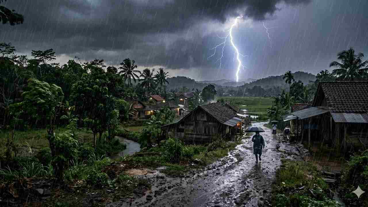 Hujan Berpotensi Guyur Sumatera Selatan Hari Ini, Sejumlah Daerah Diimbau Waspada Petir