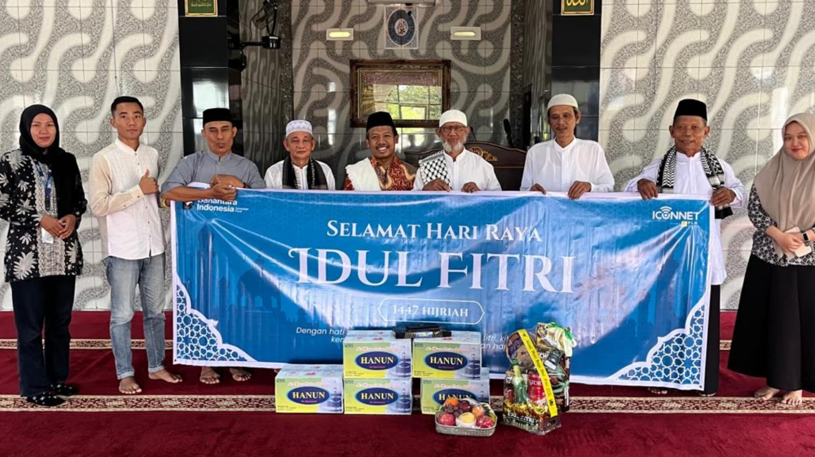 ICONNET Perkuat Kepedulian Sosial Jelang Idul Fitri 1447 H di Lima Provinsi