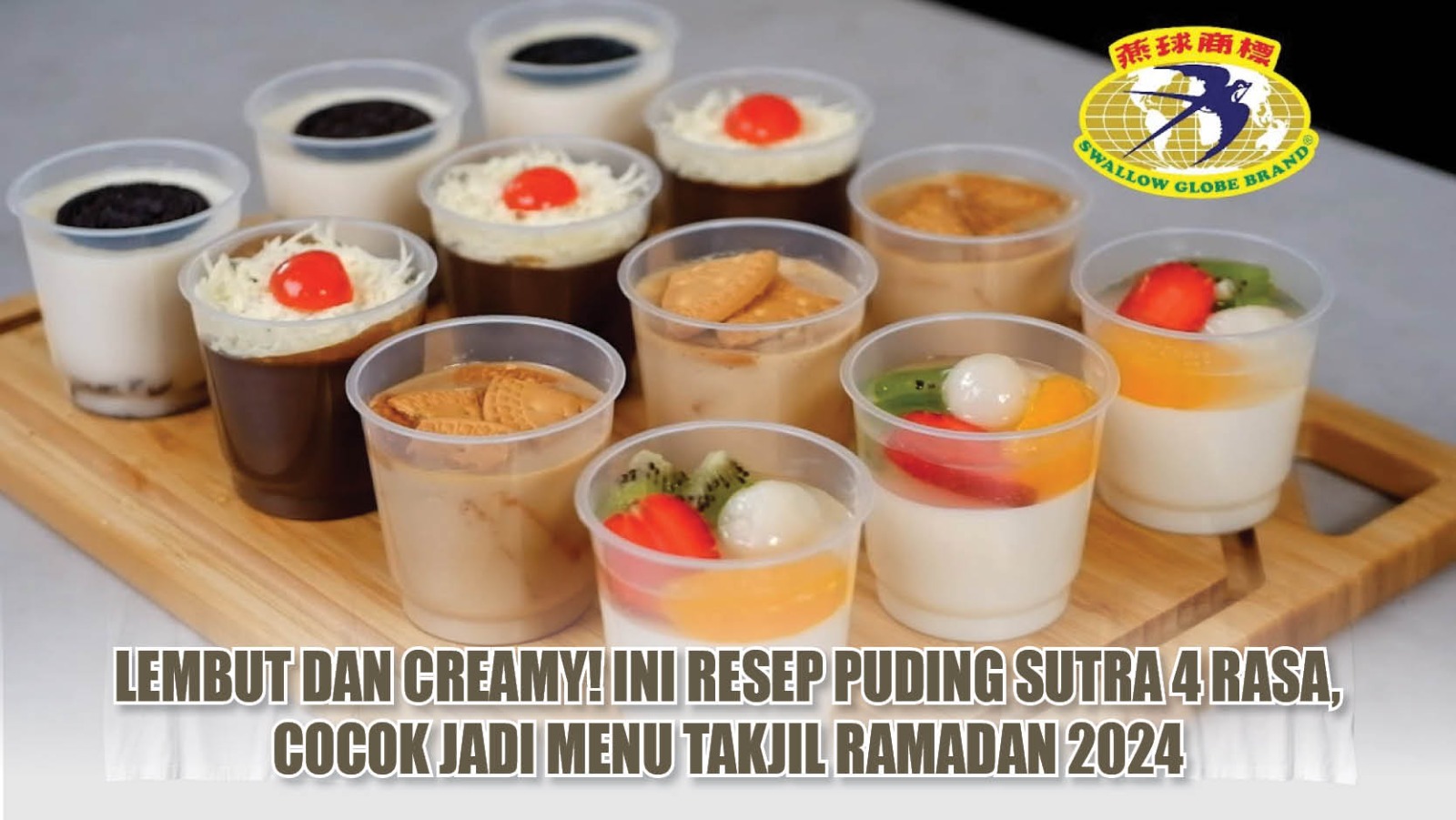 Lembut dan Creamy! Ini Resep Puding Sutra 4 Rasa, Cocok Jadi Menu Takjil Ramadan 2024