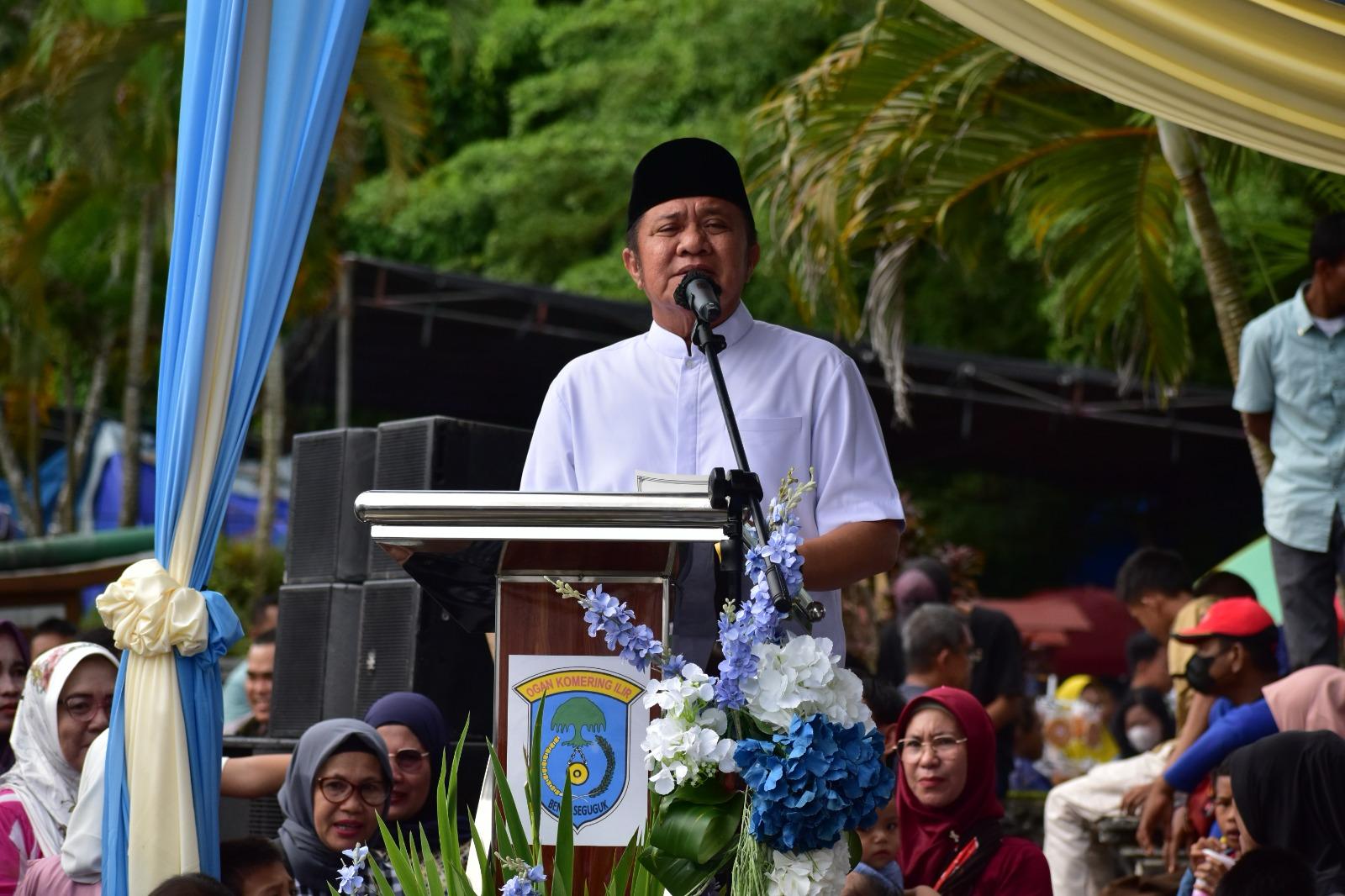 Gubernur Herman Deru Bangga Warga OKI Teguh Jaga Tradisi dan Adat Istiadat