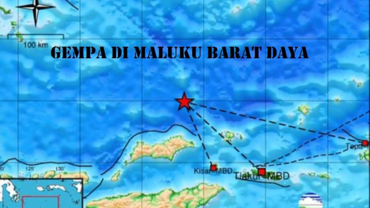 Gempa 4.8 Magnitudo Guncang Maluku Barat Daya, Cek Kedalaman dan Episentrumnya