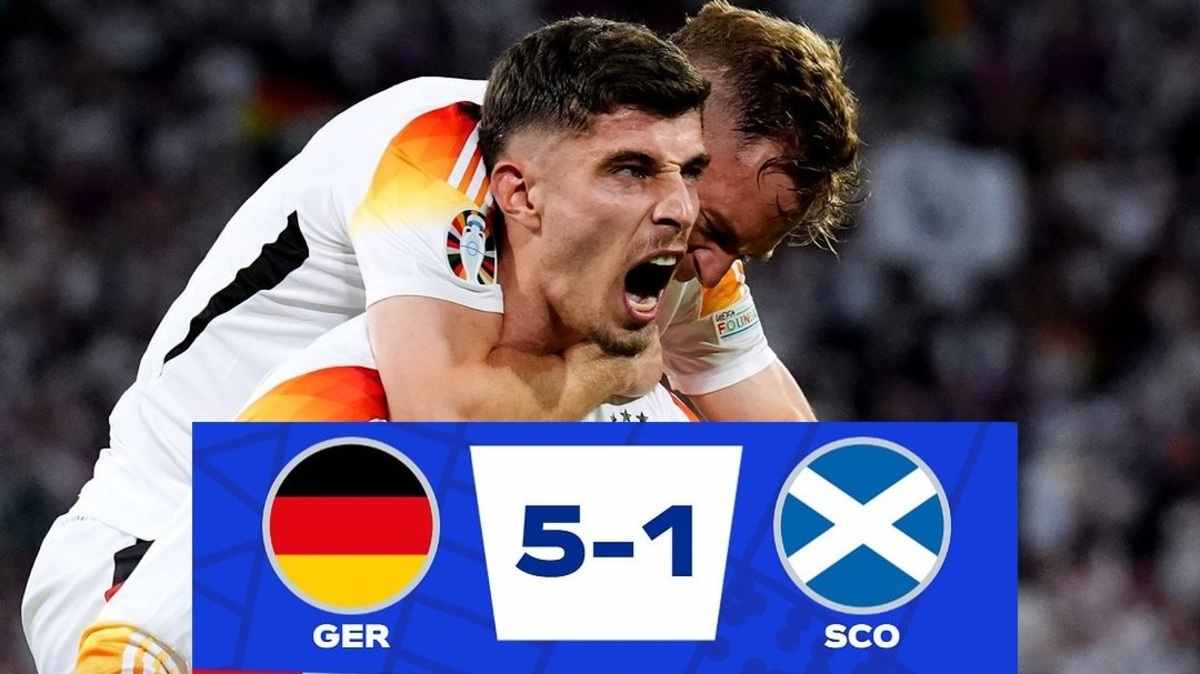 Hasil Euro 2024 Jerman vs Skotlandia: Der Panzer Tampil Gemilang di Laga Perdana, Menang Telak Skor 5-1 