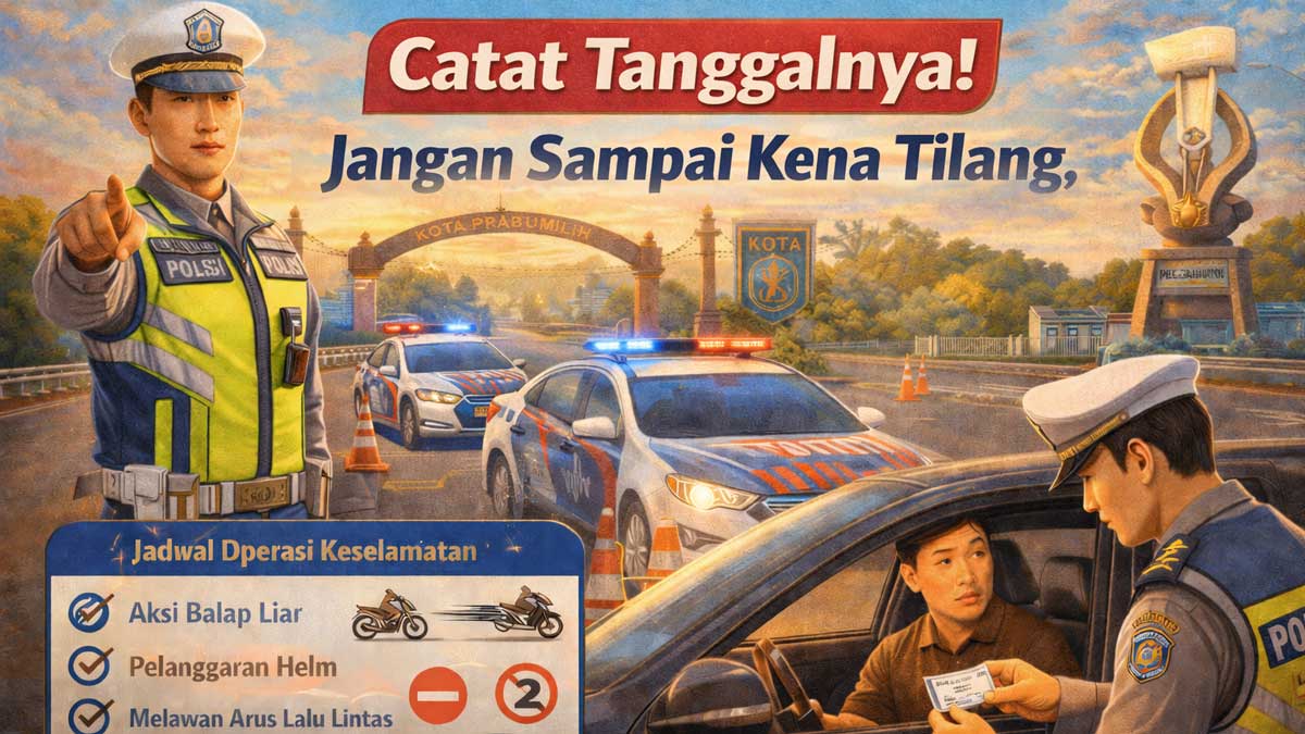 Catat Tanggalnya! Jangan Sampai Kena Tilang, Ini Jadwal Operasi Keselamatan di Prabumulih