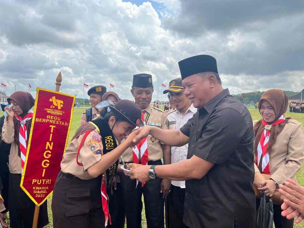 Regu Putri Kwarcab Gerakan Pramuka Muba Wakili Sumsel ke Lomba Tingkat Nasional