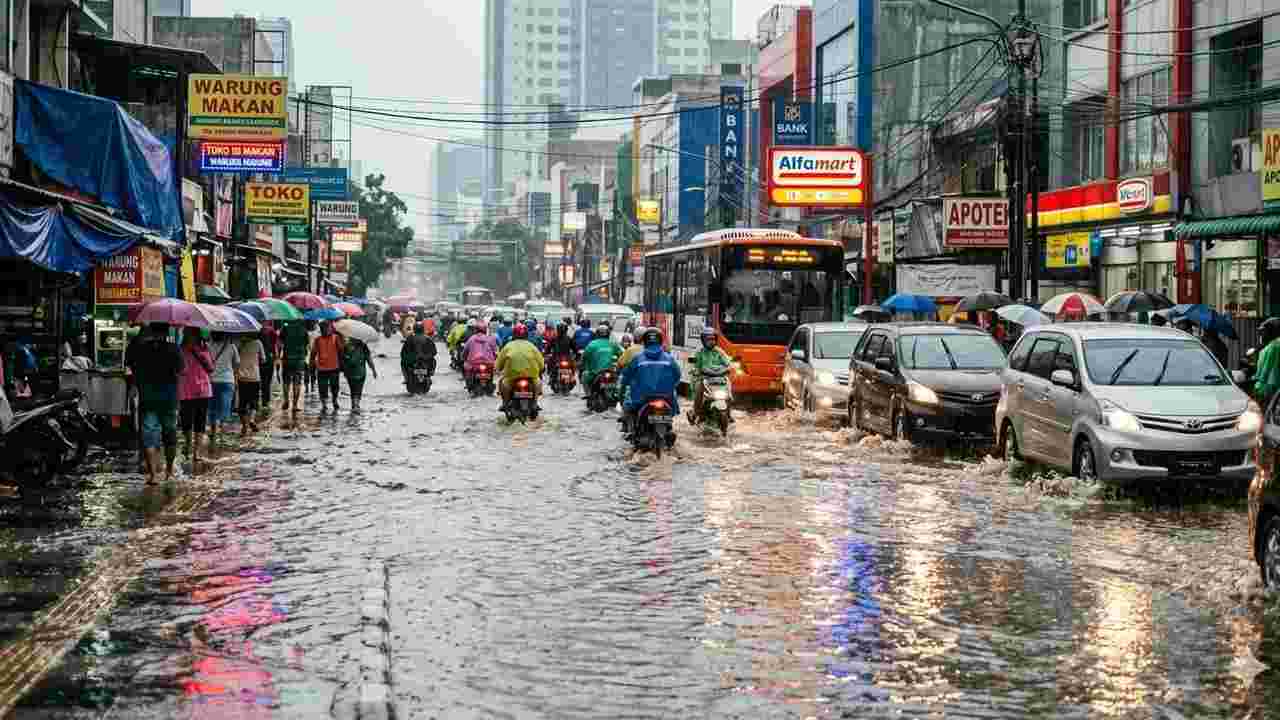 Prakiraan Cuaca Sumsel Hari Ini, Palembang Hujan Sedang, Pagar Alam Udara Kabur