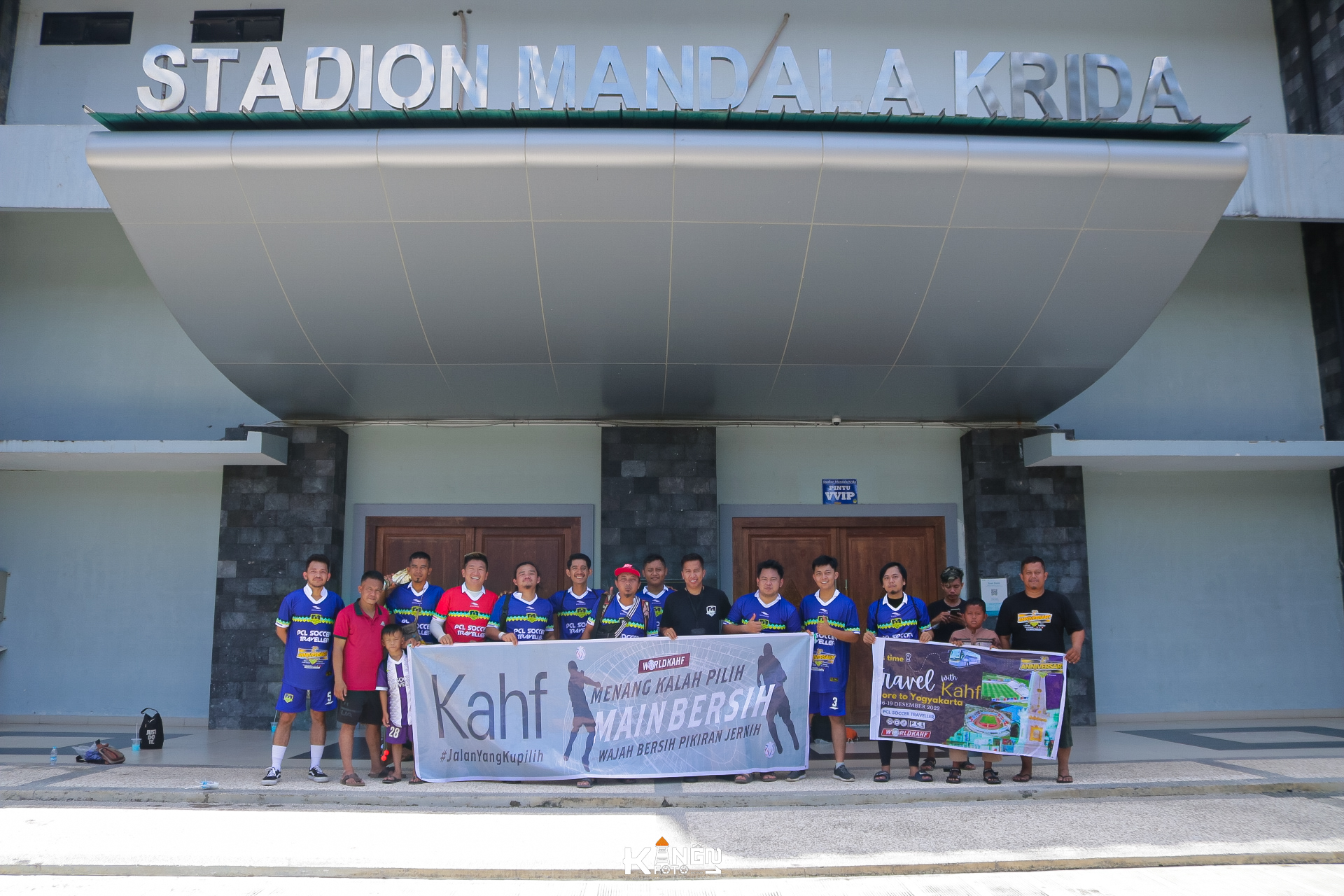 Kahf dan Palembang Community League Meriahkan Fun Football di Stadion Mandala Krida