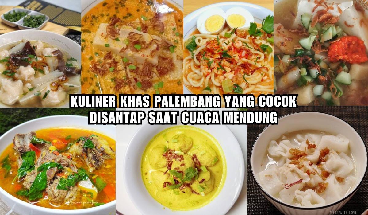 7 Rekomendasi Kuliner Khas Palembang Cocok Disantap Pas Cuaca Mendung, No 3 Kaldu Udangnya Bikin Ketagihan