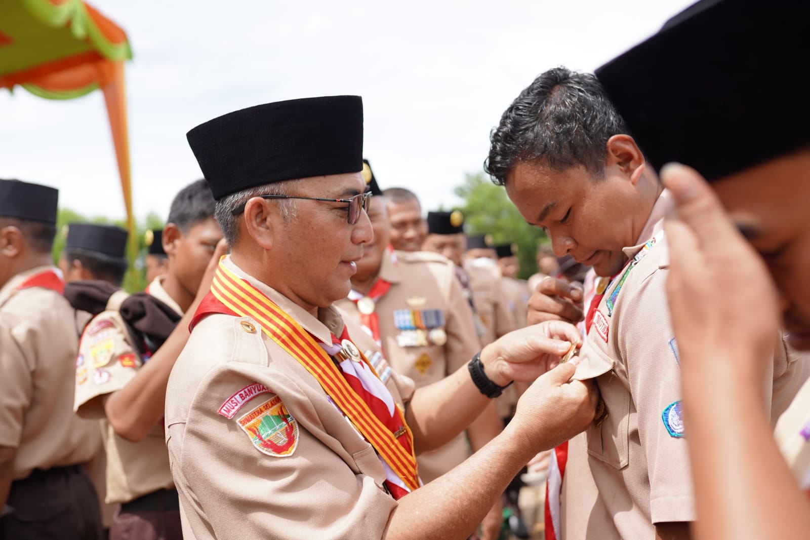 Lewat Pramuka, Pj Bupati Apriyadi Bangun Mental dan Etika Anak Muda di Muba