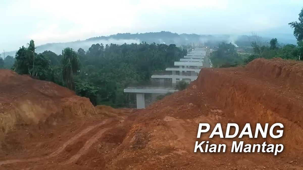 Padang Kian Mantap, Proyek Jalan Tol Rampung Sesuai Target dan jadi Beroperasi di Pertengahan 2024 