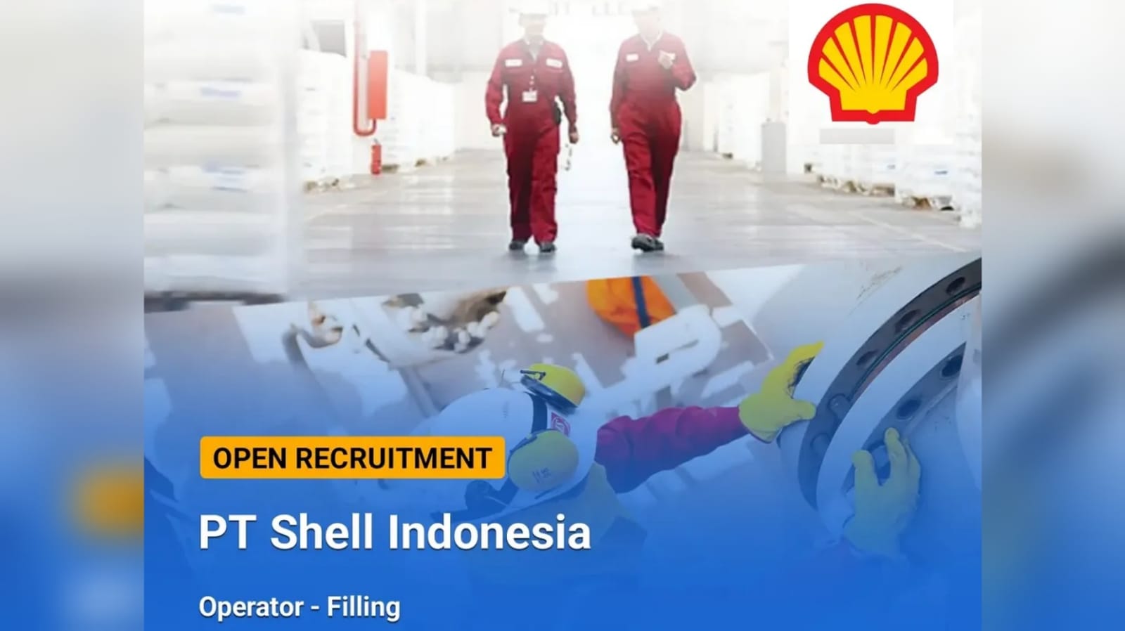 PT Shell Indonesia Buka Lowongan Kerja Terbaru Lulusan SMA/SMK, Posisi Sebagai Operator Filling!