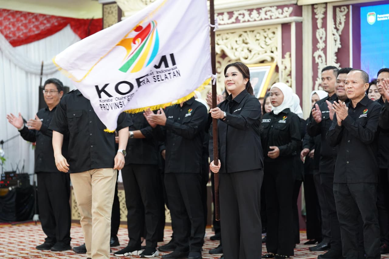 Samantha Tivani Resmi Pimpin KORMI Sumsel 2025–2029, Herman Deru Tegaskan Dukungan pada Olahraga Masyarakat